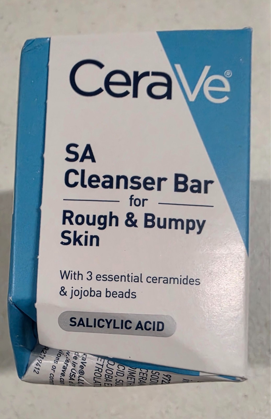 CeraVe SA Cleanser Bar for Rough and Bumpy Skin