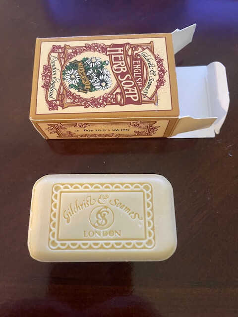 NOS 3 Vintage Gilchrist & Soames London English Herb Soap Chamomile 1.5 oz each