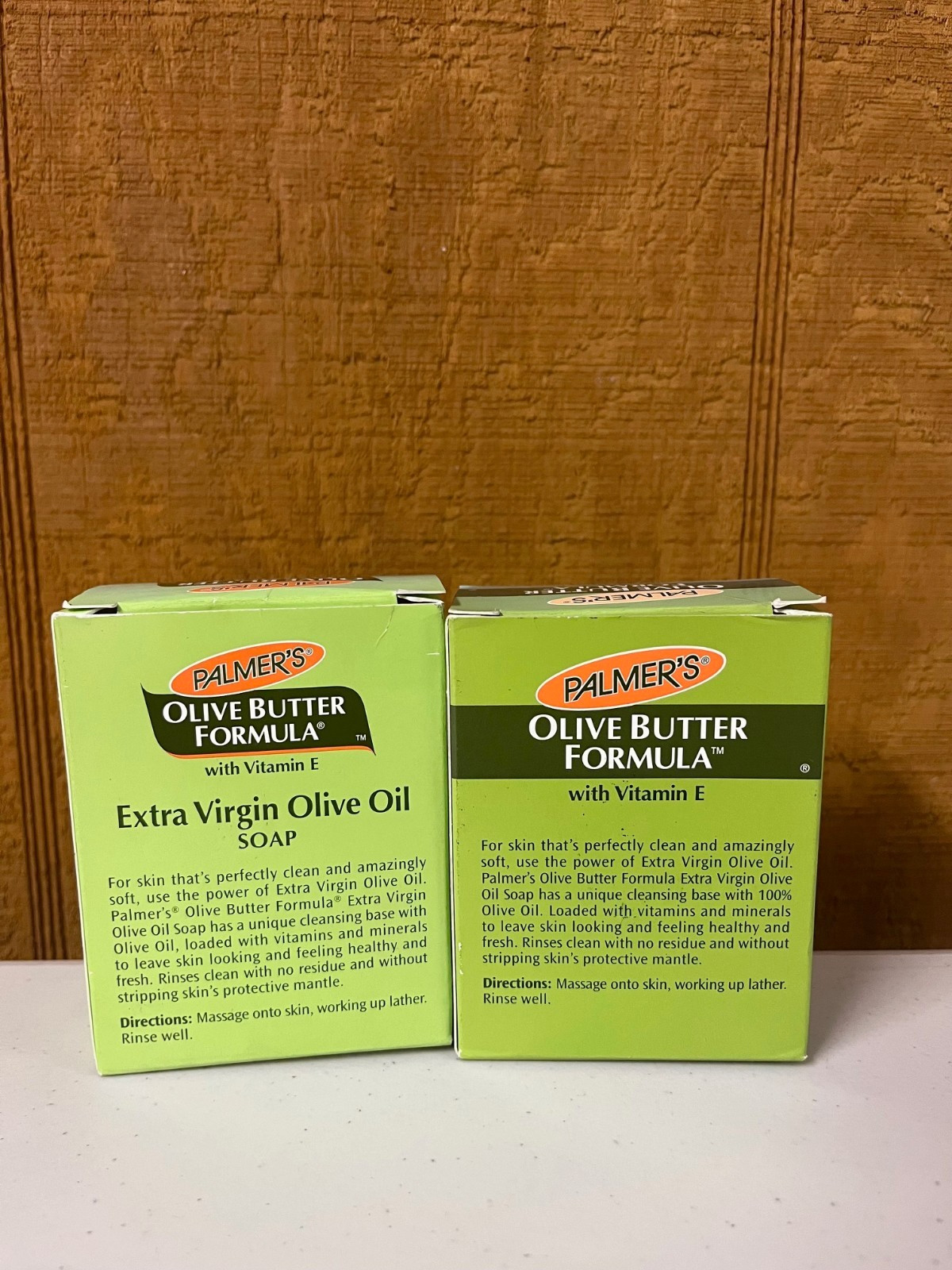*CHIPPED* 2 Palmer’s Olive Butter Formula Extra Virgin Olive Oil Soap 4.4 Oz.