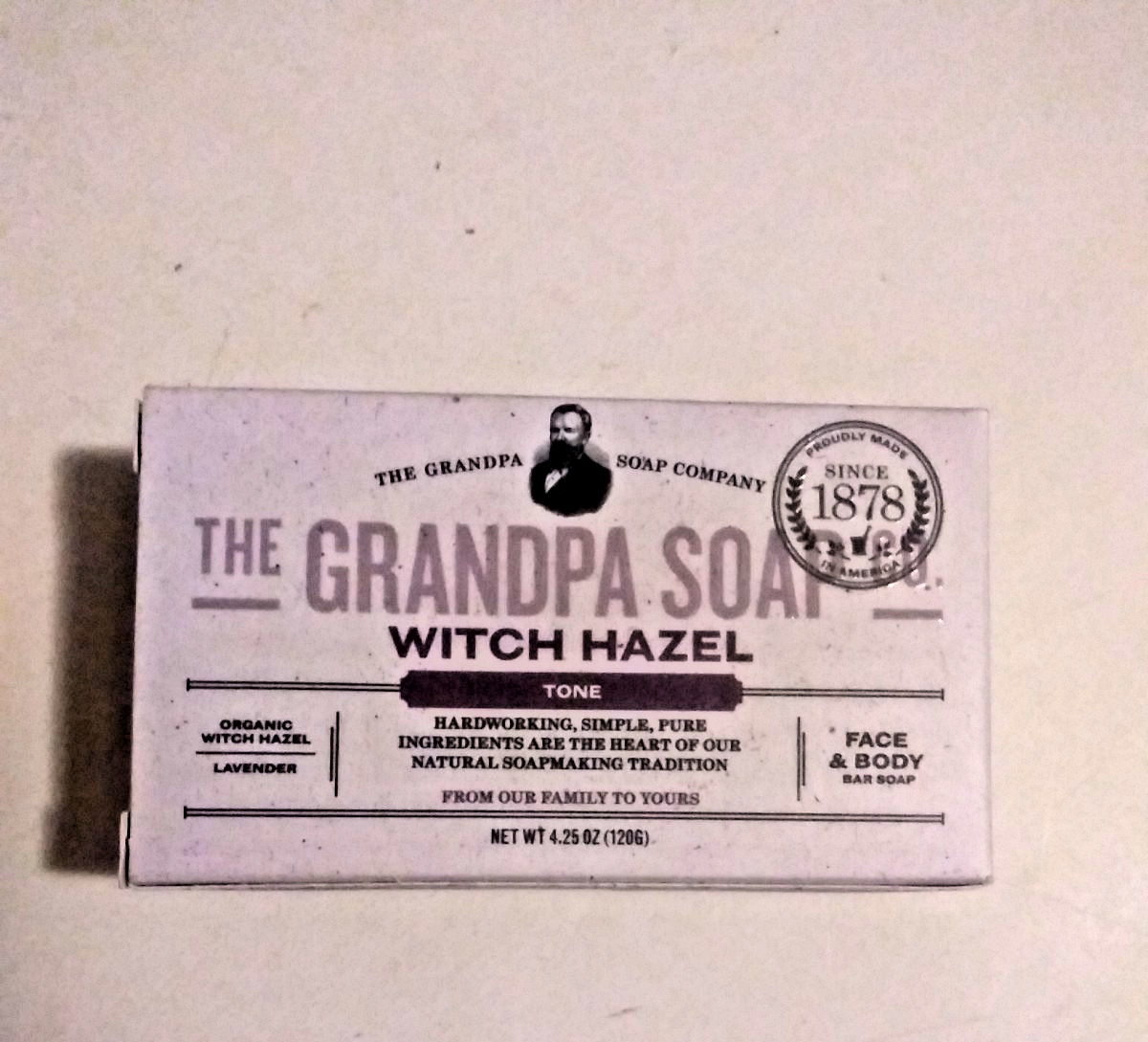 Grandpa Soap Co. Witch Hazel Bar Soap 4.25 oz.