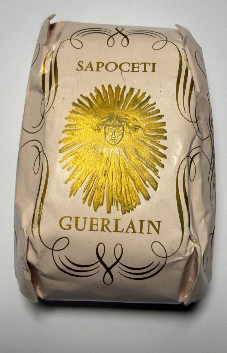 Guerlain Geranium Soap Sapoceti Bar Perfumed Vtg 1965