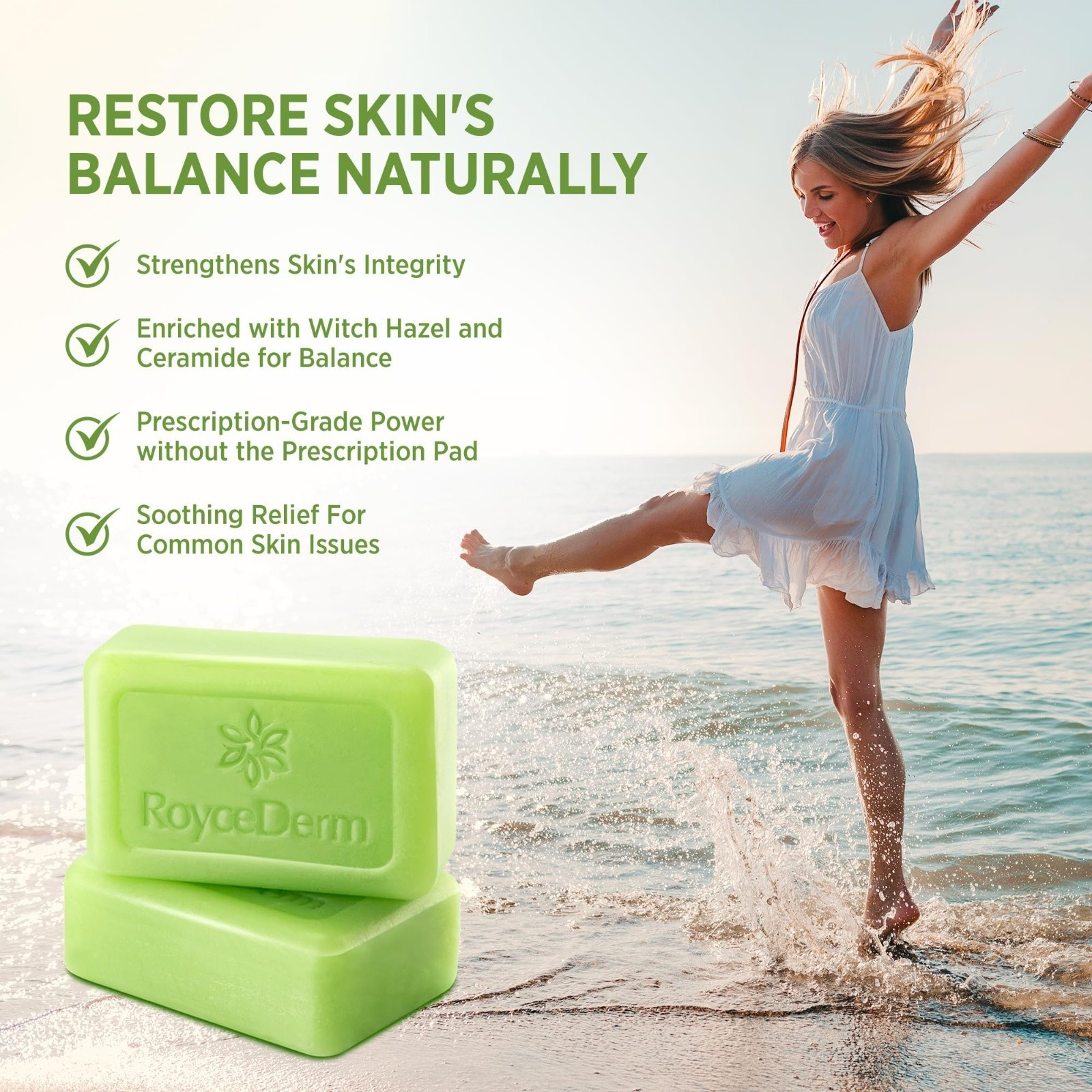 Roycederm Antifungal Antibacterial Tea Tree Soap | Treatment Soap for Face &…