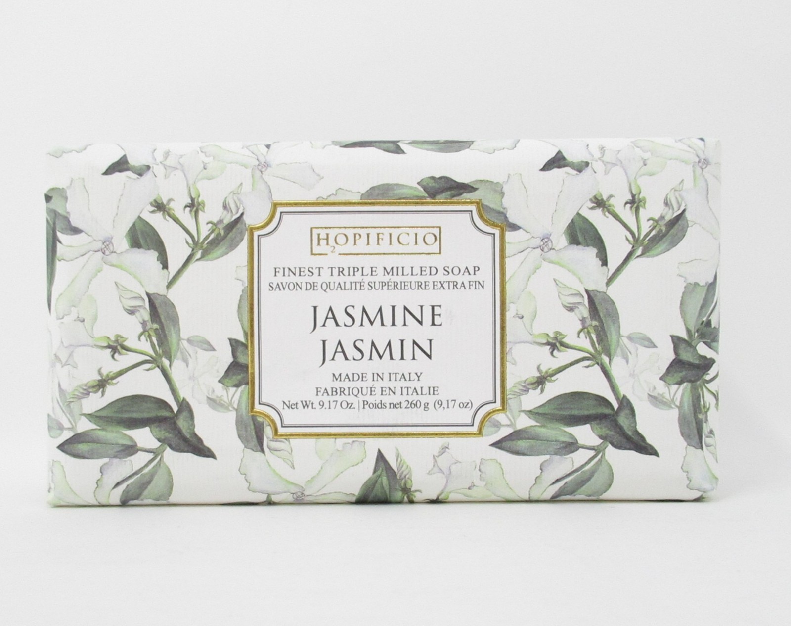 Hopificio Italian Luxury Bath Bar Soap Jasmine Jasmin scented 9.17 oz