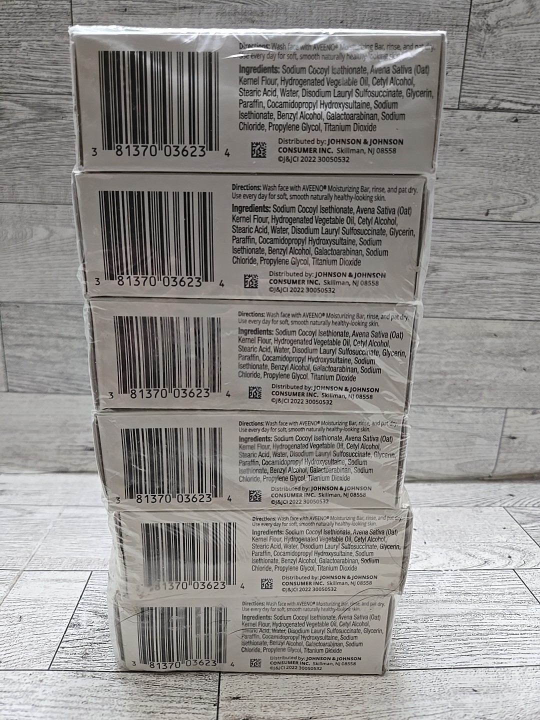 6 Pk Aveeno Moisturizing Bar for Dry Skin 3.5oz Sealed/New in Box