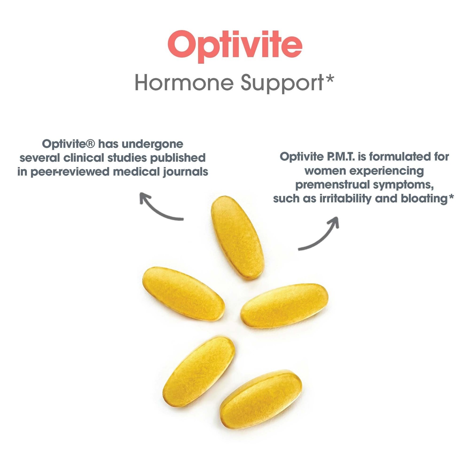 Optimox Optivite – PMS Support Supplement for 180 count (Pack of 1), Standart