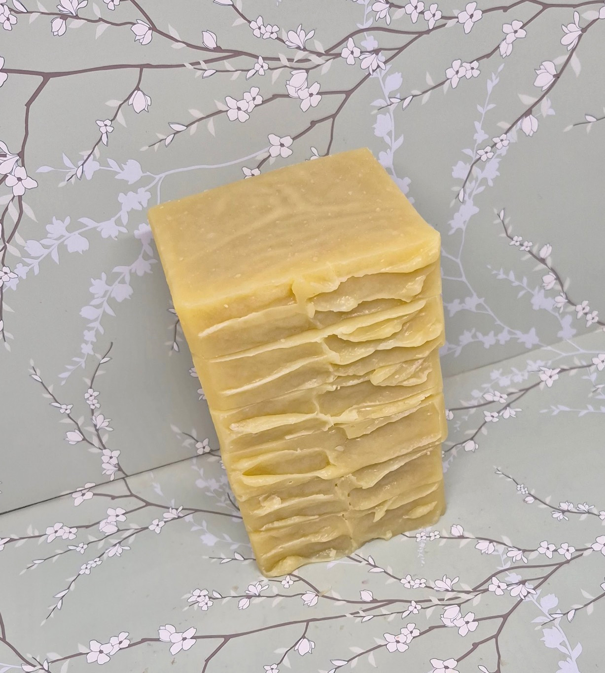 6 Handmade Goat’s Milk , Unscented Gentle Soap 4-5 oz each