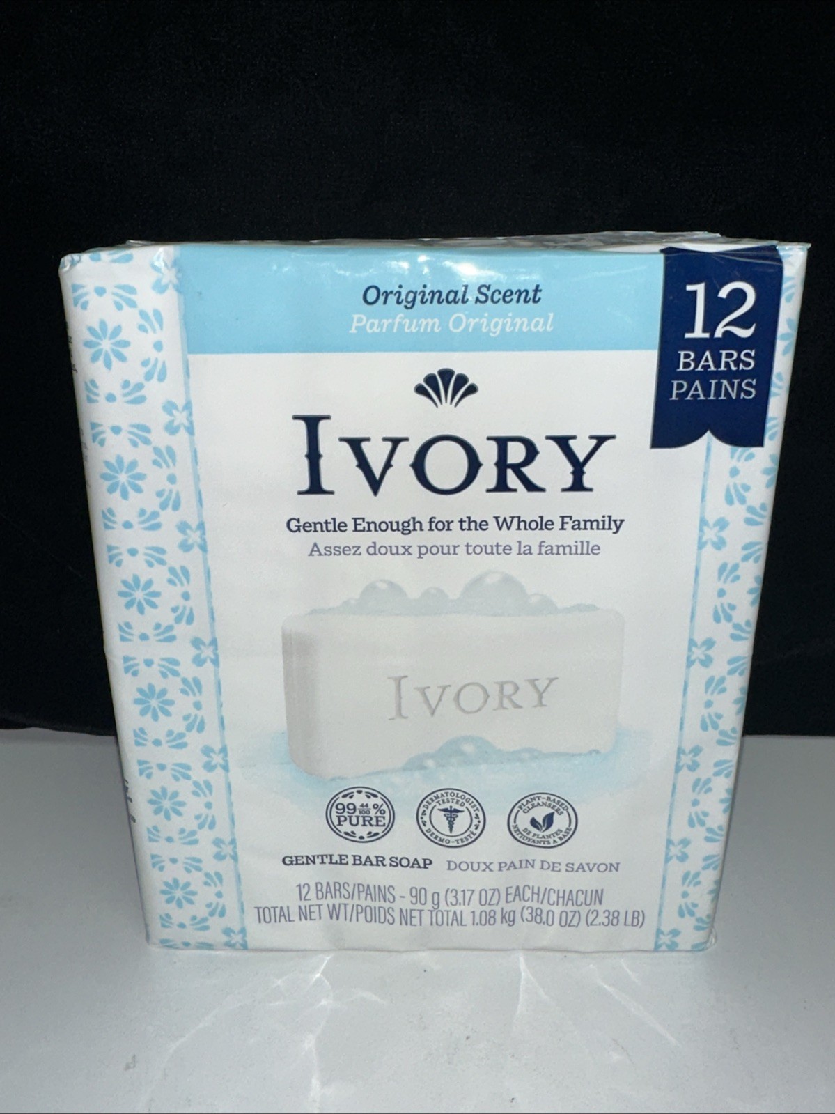 (4) 12 PACKS Ivory Bar Soap Original Scent 48 BARS TOTAL, 3.17 oz Each