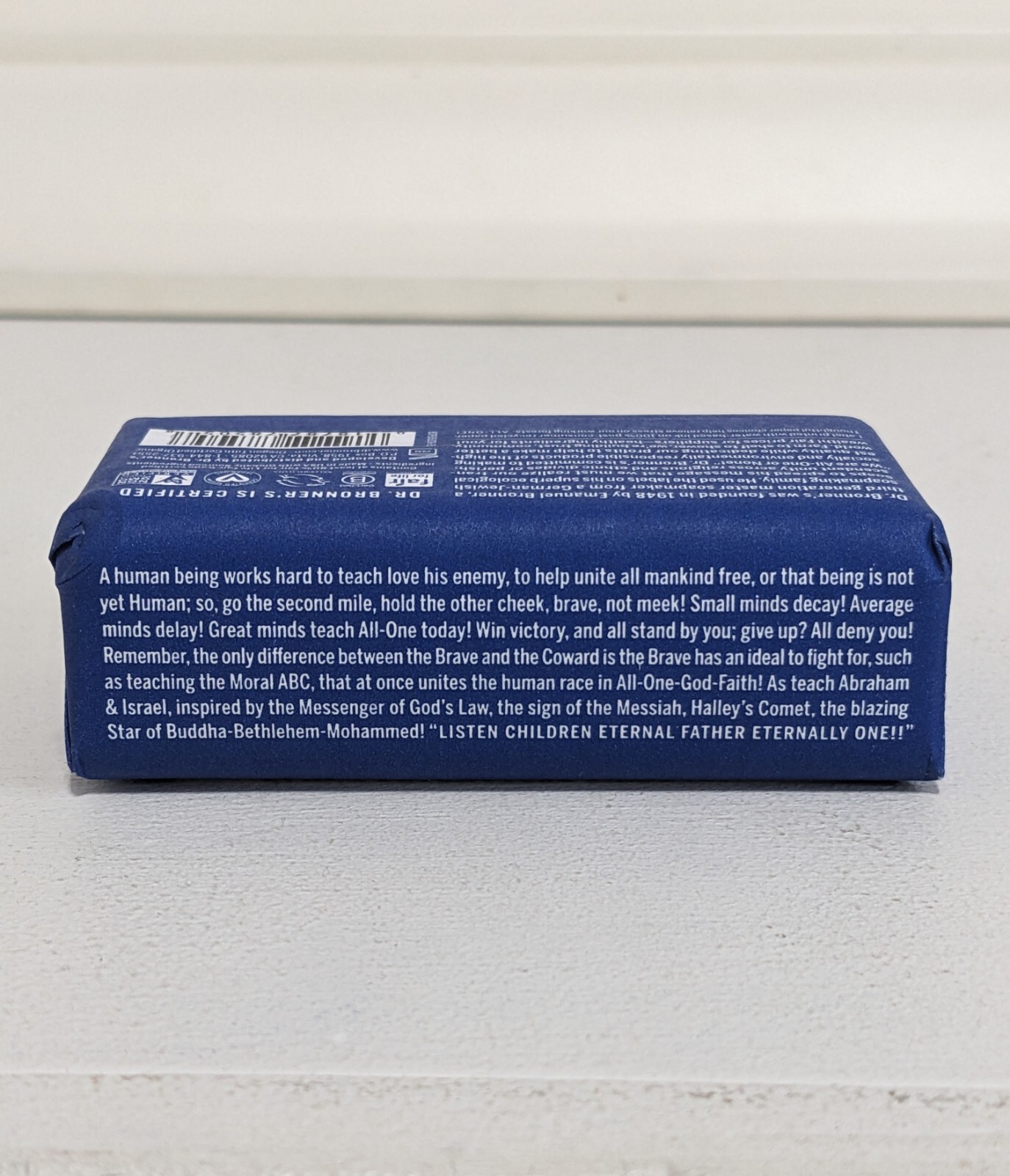 Dr. Bronner’s Organic All-One Pure-Castile Bar Soap, Peppermint – 5oz