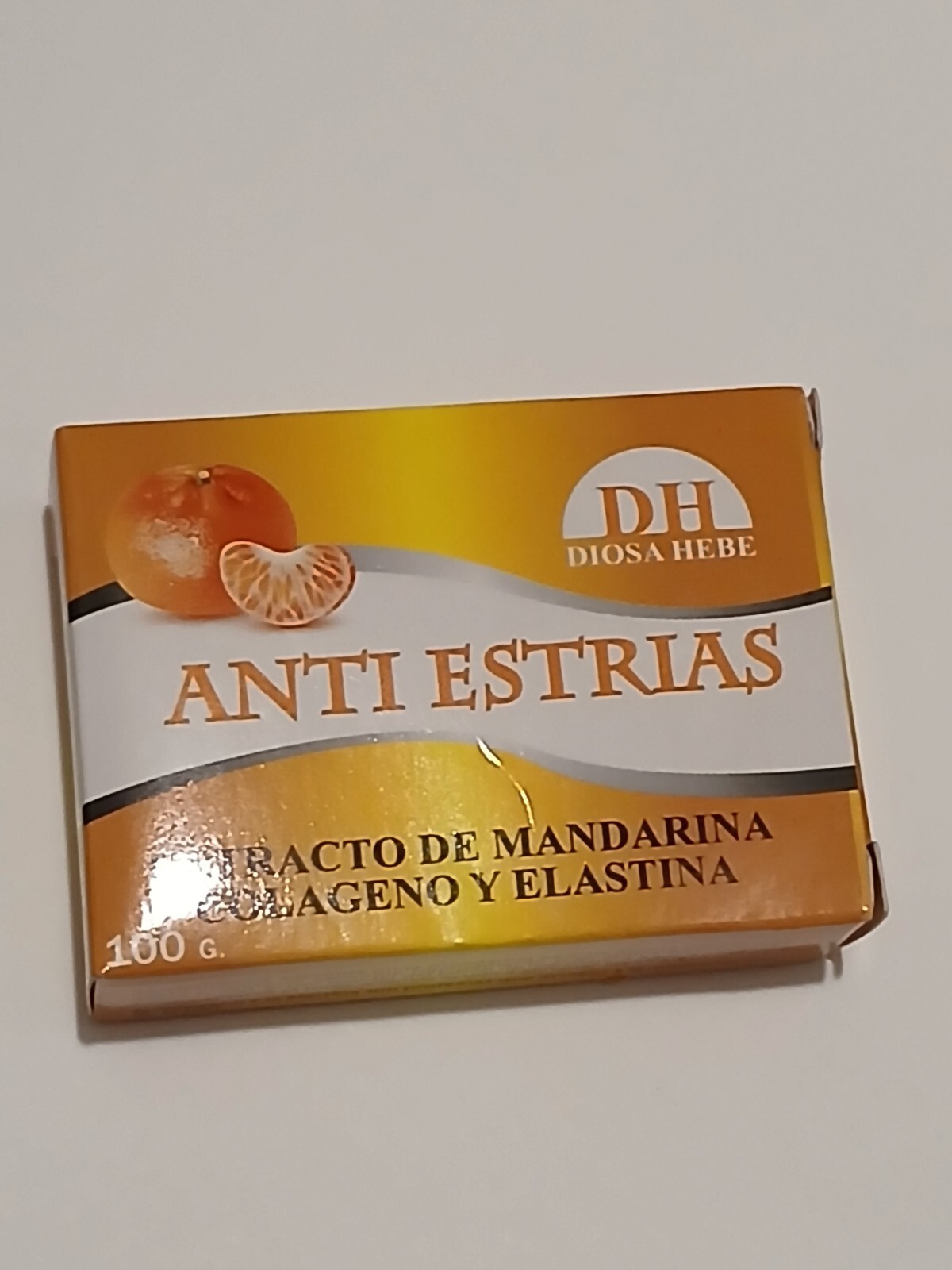 DH Jabon ANTI Estrias Extracto De Mandarina Colageno Y Elastina 100g