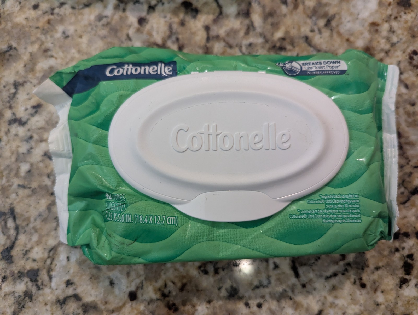 Cottonelle 4 Pack Gentle Plus Flushable Wipes 42 ct x 4 168 wipes