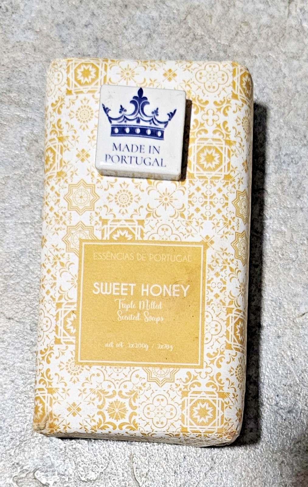 Essencias de Portugal 150 g Sweet Honey Triple Scented Soap