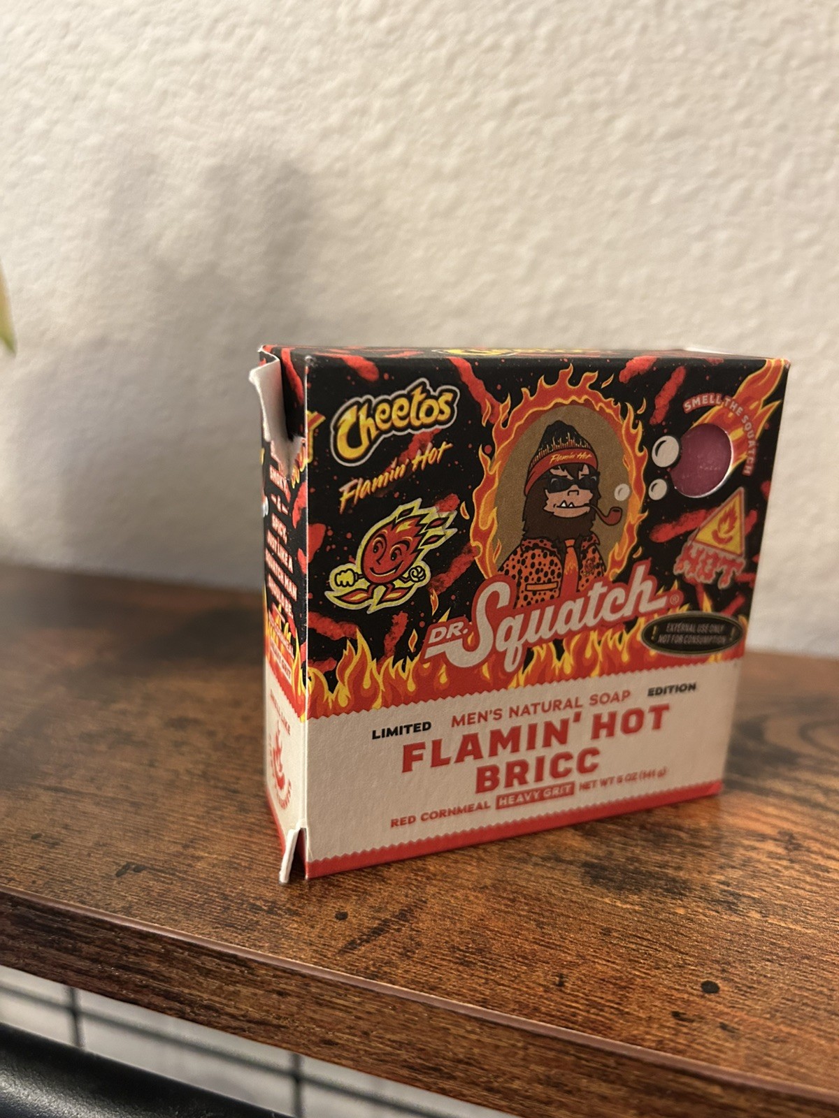 4pk Dr Squatch Flamin’ Hot Cheetos Bricc Limited Edition 4 Pack Discontinued