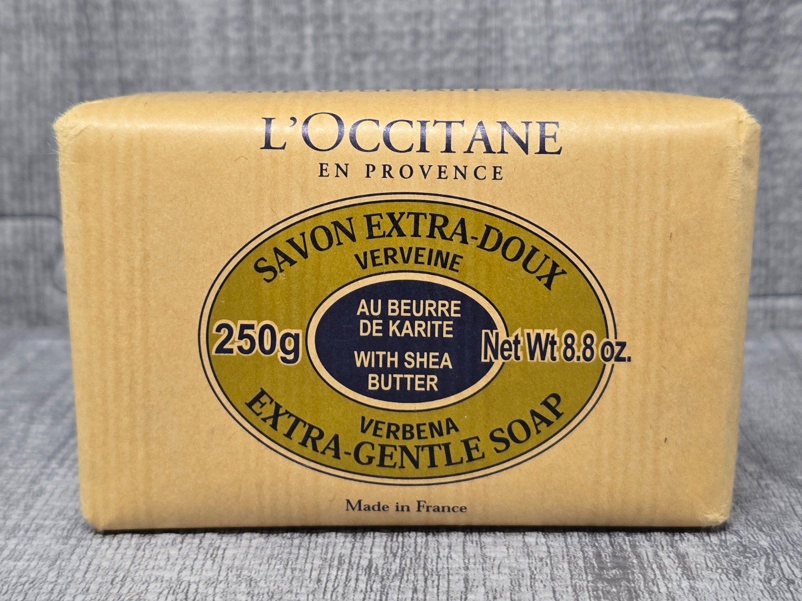L’OCCITANE EN PROVENCE SHEA VERBENA GENTLE SOAP 8.8 OZ SEALED BAR NEW
