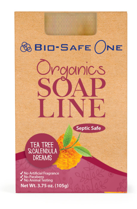 Bio-Safe One, Inc. Tea Tree & Calendula Dreams Organic Soap Bar 3.75 oz Handmade