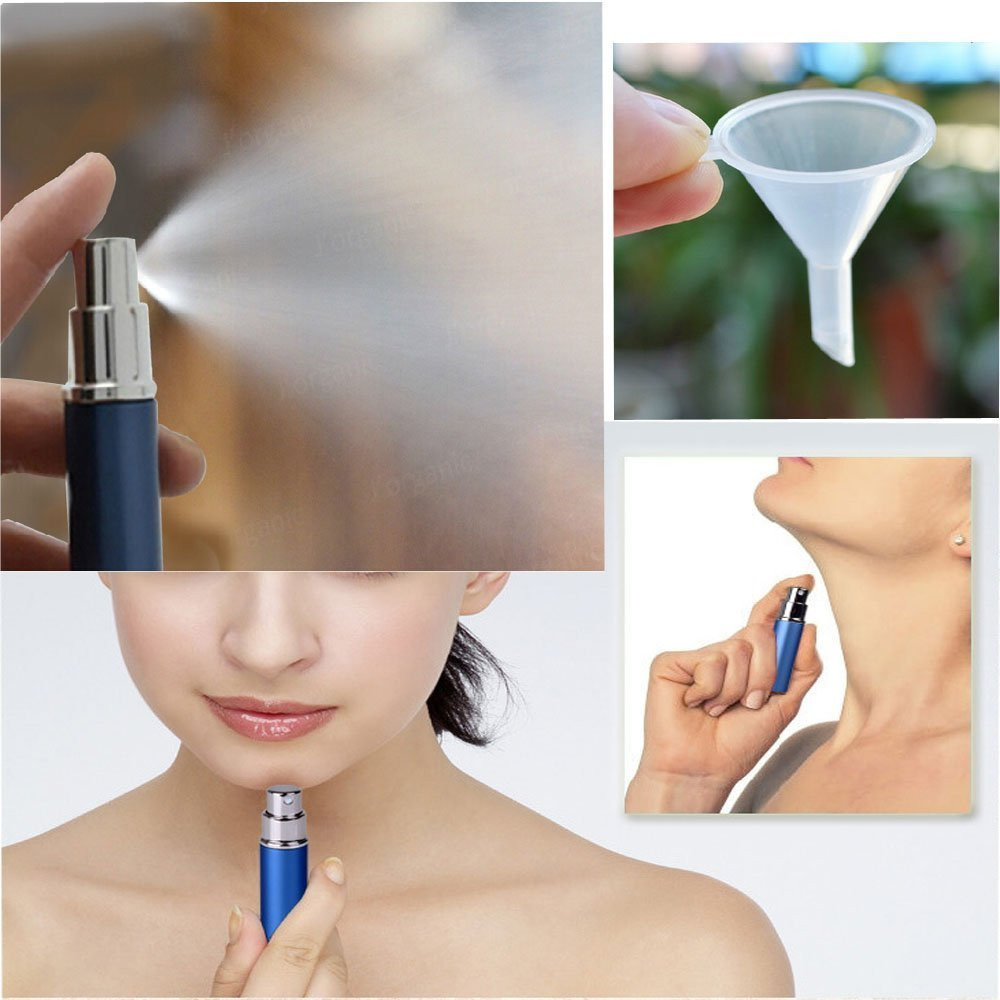 6Pcs 6Ml Portable Mini Refillable Perfume Scent Aftershave Atomizer Empty Spr…