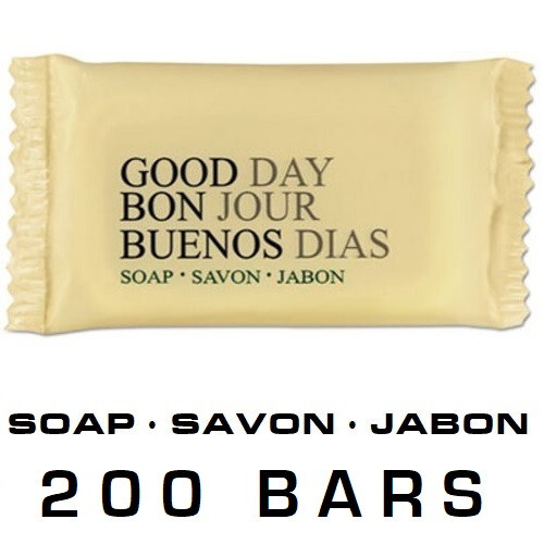 (200 Bars) Tiny Mini Hand Soap 1/2 Travel/Hotel/Motel Small Wrapped Bulk – USA