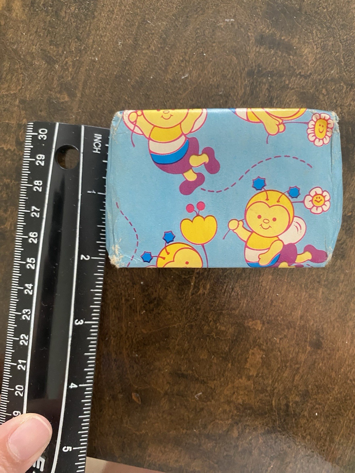 Avon Bumble Babee Body Bar Soap 3 oz Blue Rectangular Cartoon Pattern