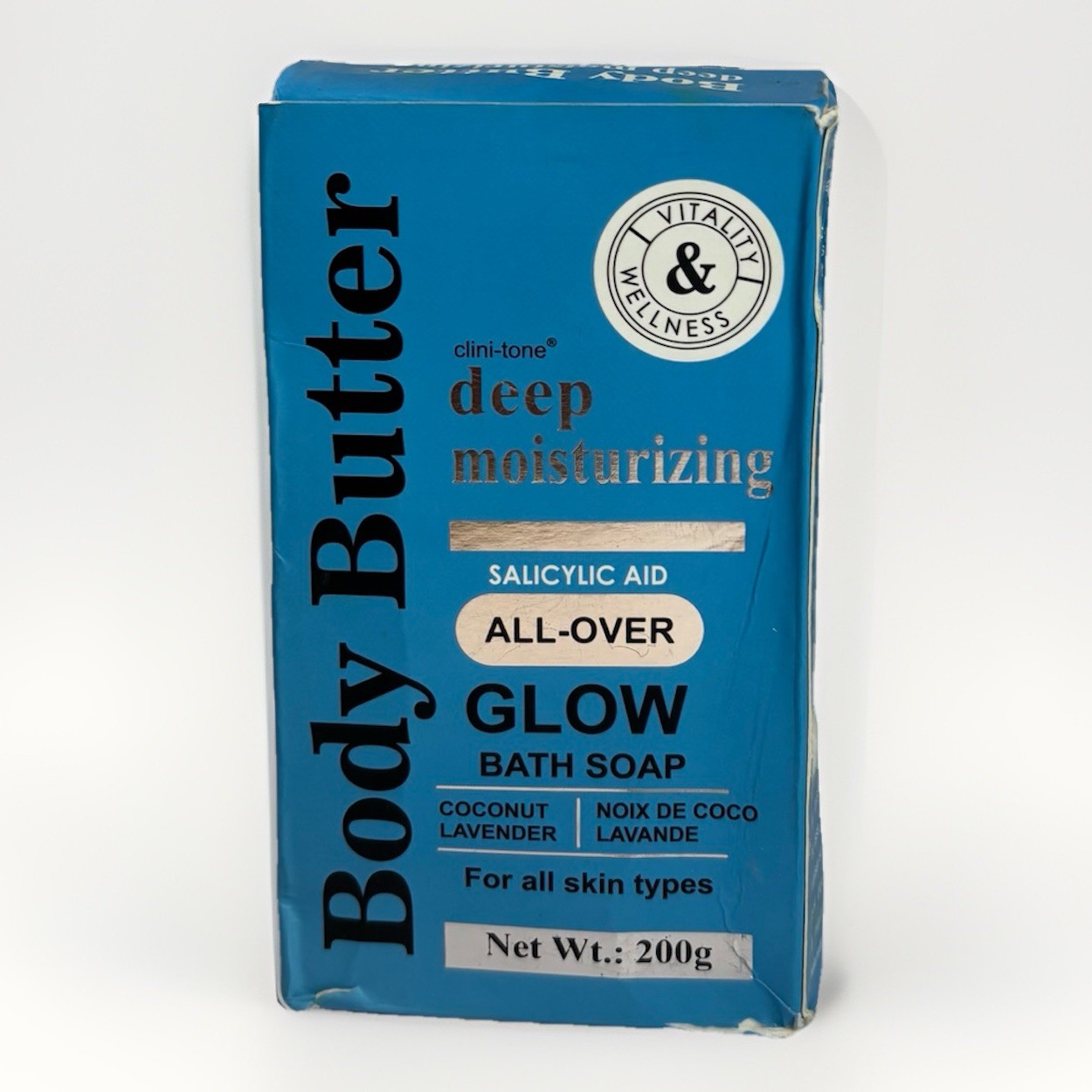 Clini-tone Body Butter Deep Moisturizing Salicylic Aid All Over Glow Body Soap