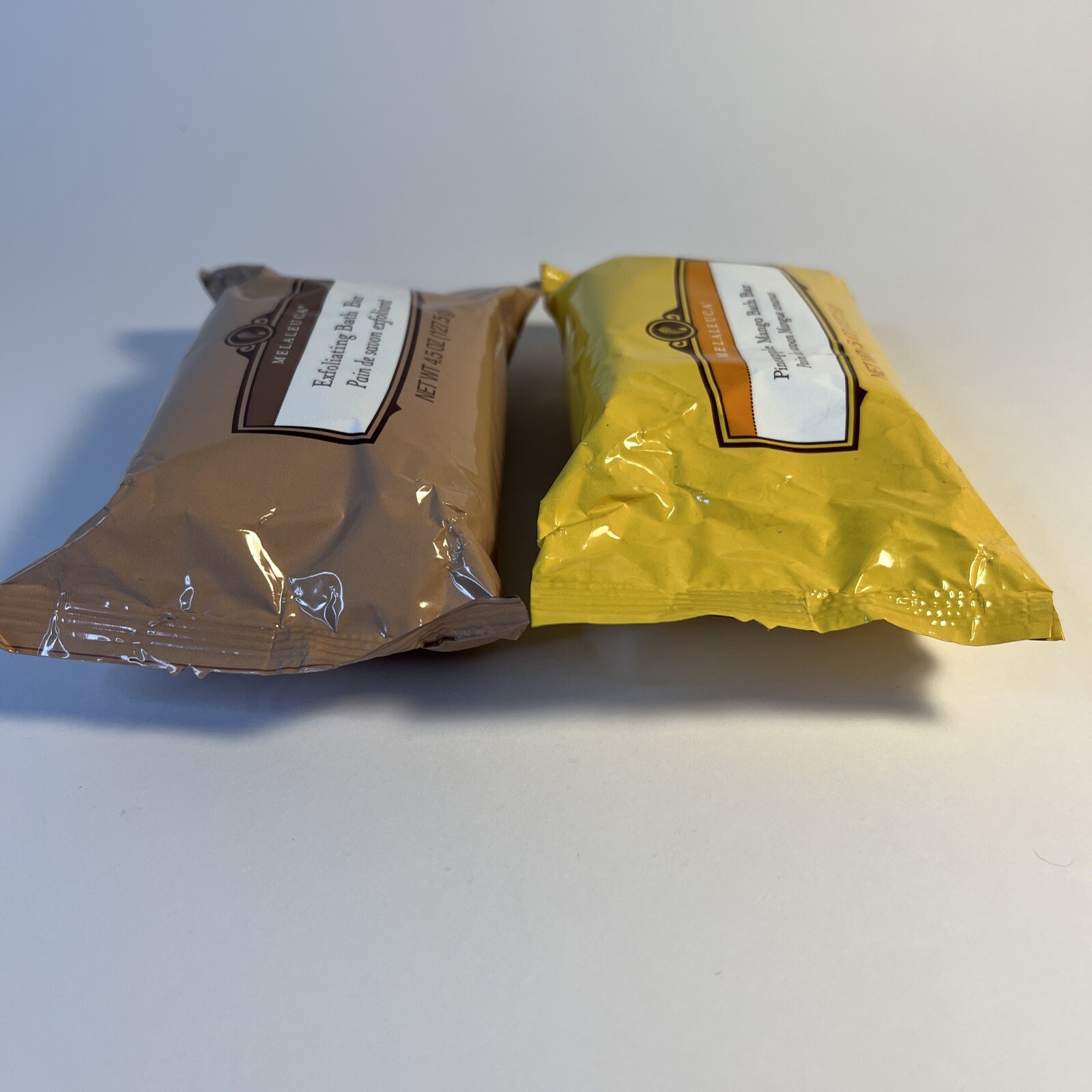 Melaleuca Bath Bars 4.5 oz, Set Of 2, Sealed, Pineapple Mango And Exfoliating