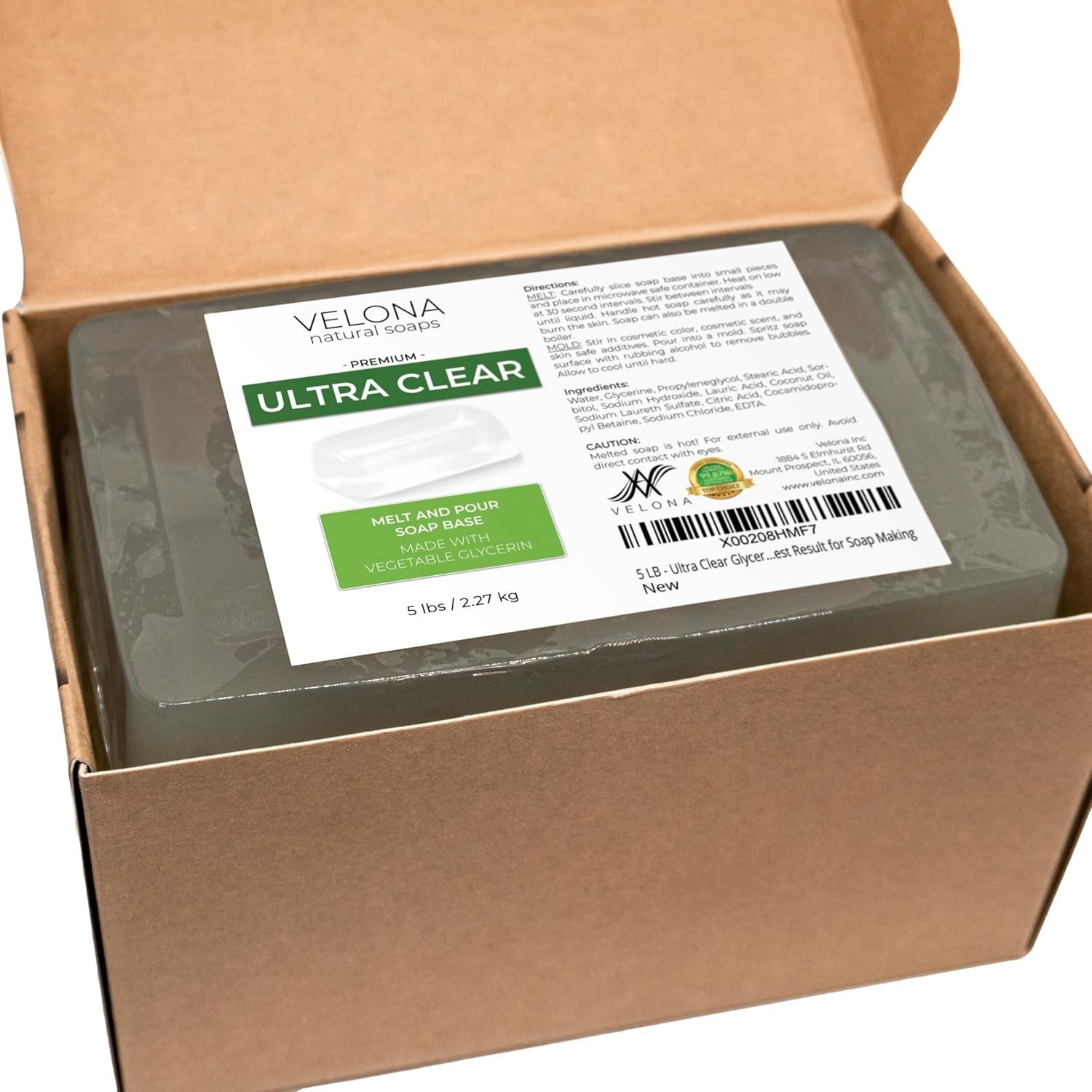 Ultra Clear Glycerin Soap Base – 5 lb