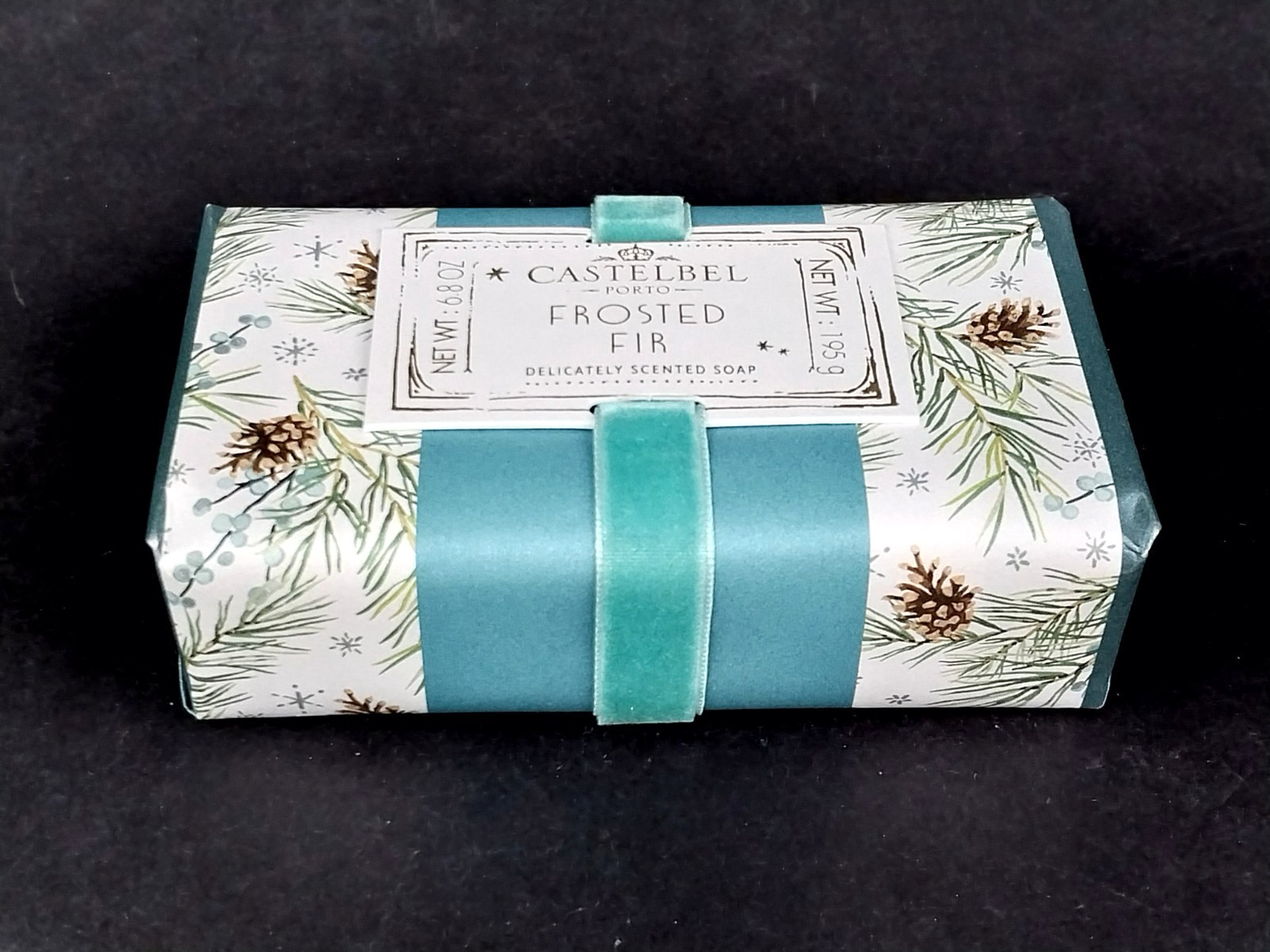 Castelbel Frosted Fir Delicately Scented Soap Bar 6.8 oz Made in Portugal – NEW!