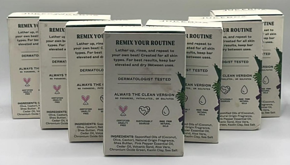 7PK Jukebox Born To Be Wild Natural Body Soap Bar ~ 4.5 OZ Each ~ FAST SHIP ~NEW