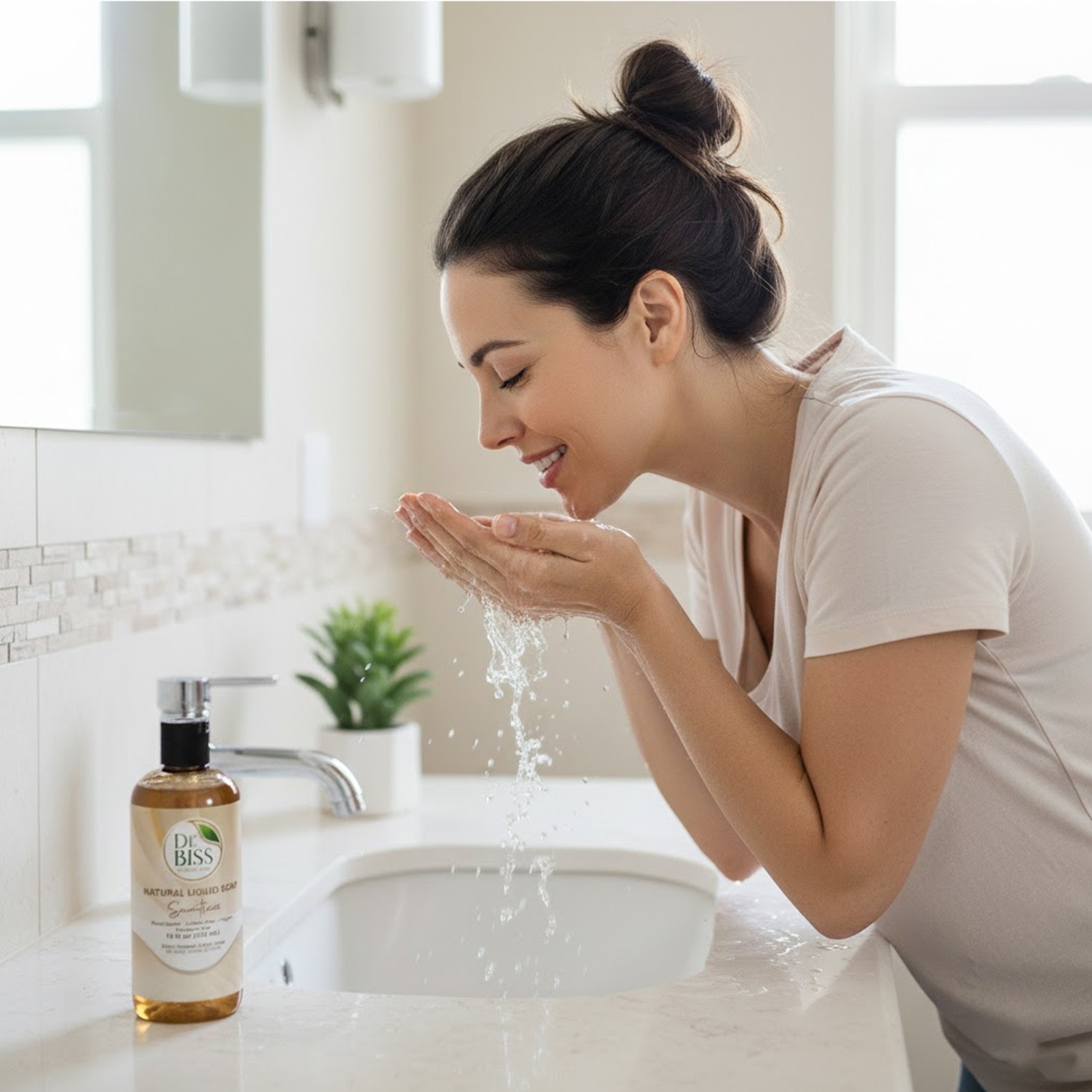 Dr. BISS Natural Vegan Liquid Soap 16 oz – Lavender, Peppermint & Unscented Wash