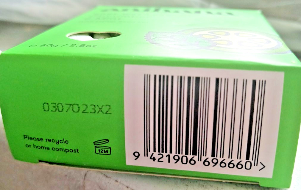 Anihana Cucumber Mint Body Wash Soap Bar 2.8 oz Hemp Seed Oil Shower Refresh NEW