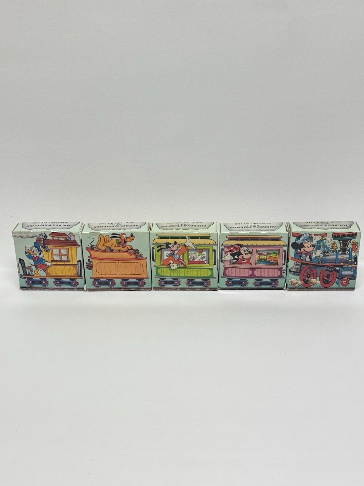 Lot Of 9 Vintage Disney Decorative Bars Of Soap NIB AVON Train