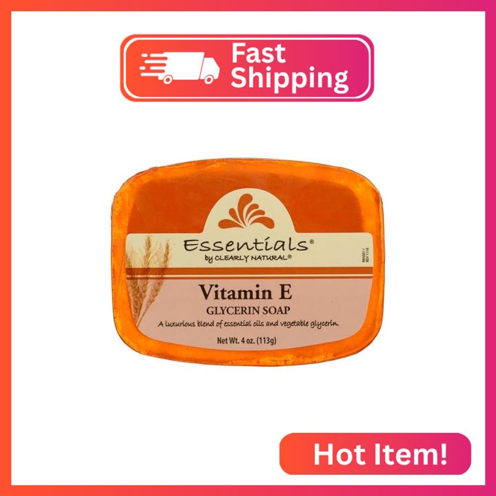 Clearly Natural, Soap Vitamin E, 4 Ounce