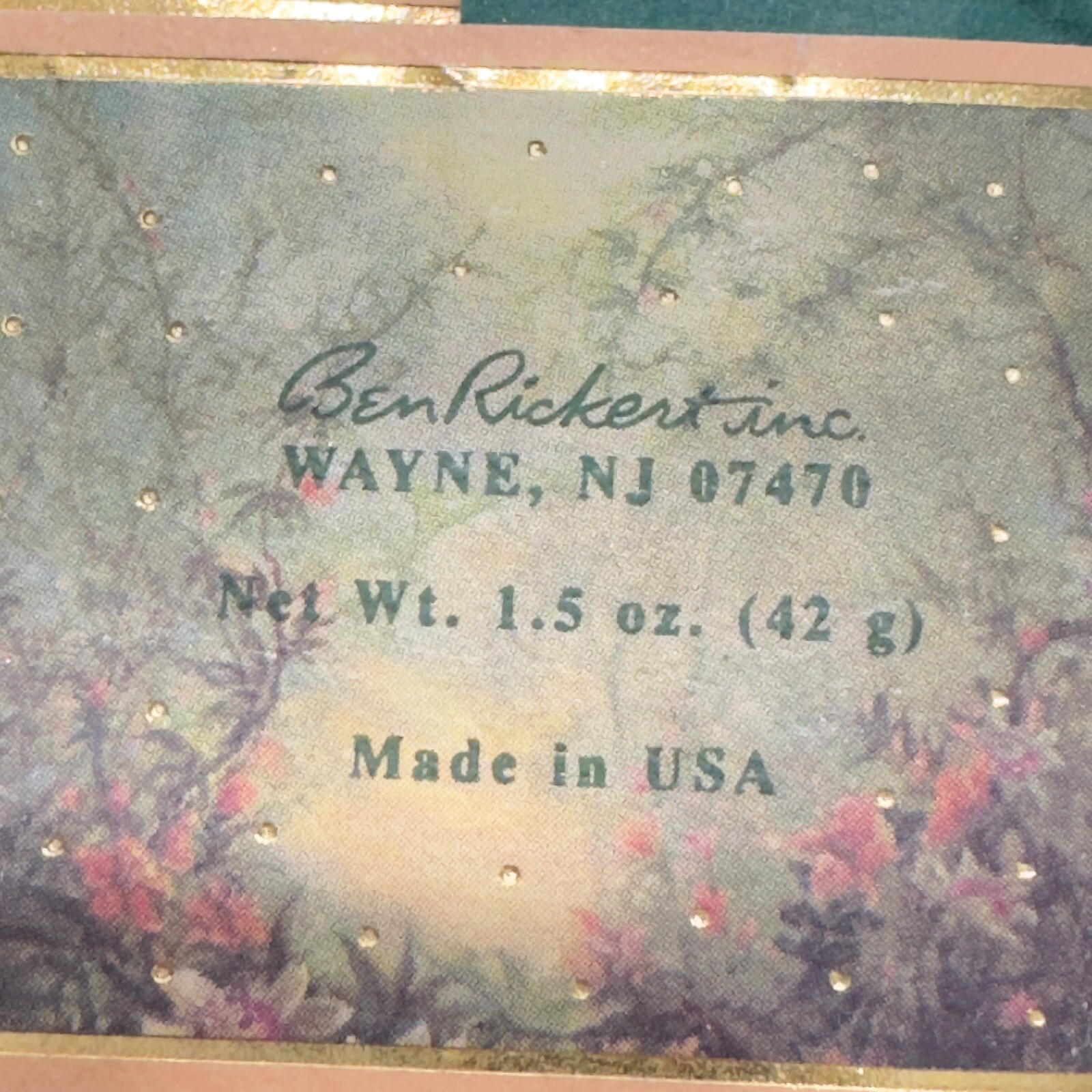 Vintage Ben Rickert Bath Soap PASSION FLOWER 1.5 oz New USA