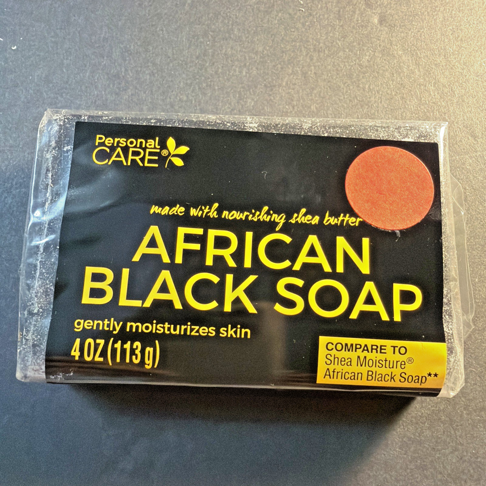 (12) Personal Care African Black Soap with Shea Butter Compares To Shea Moistur