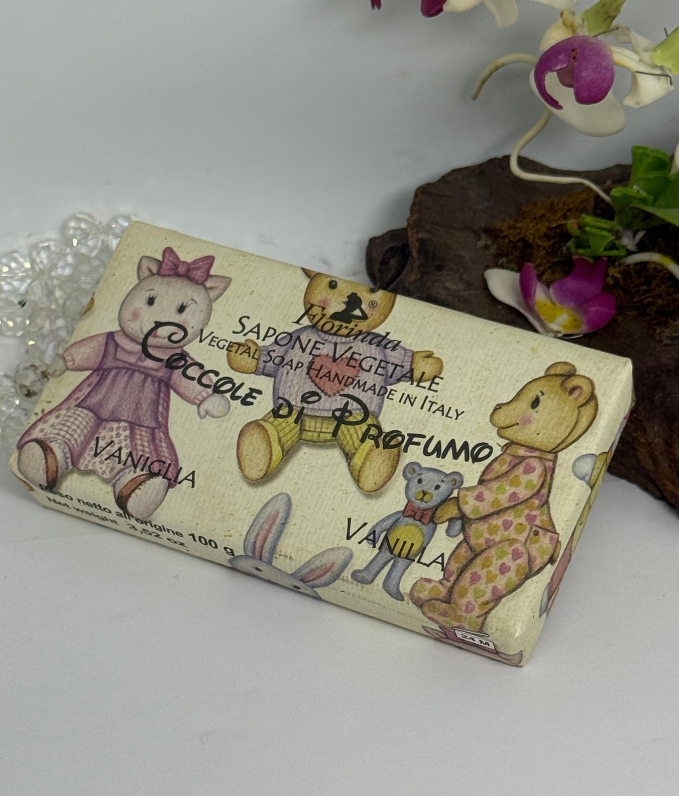 Florinda Serenita Serenity Perfumed Vegetal Bath Soap – 3.52 oz