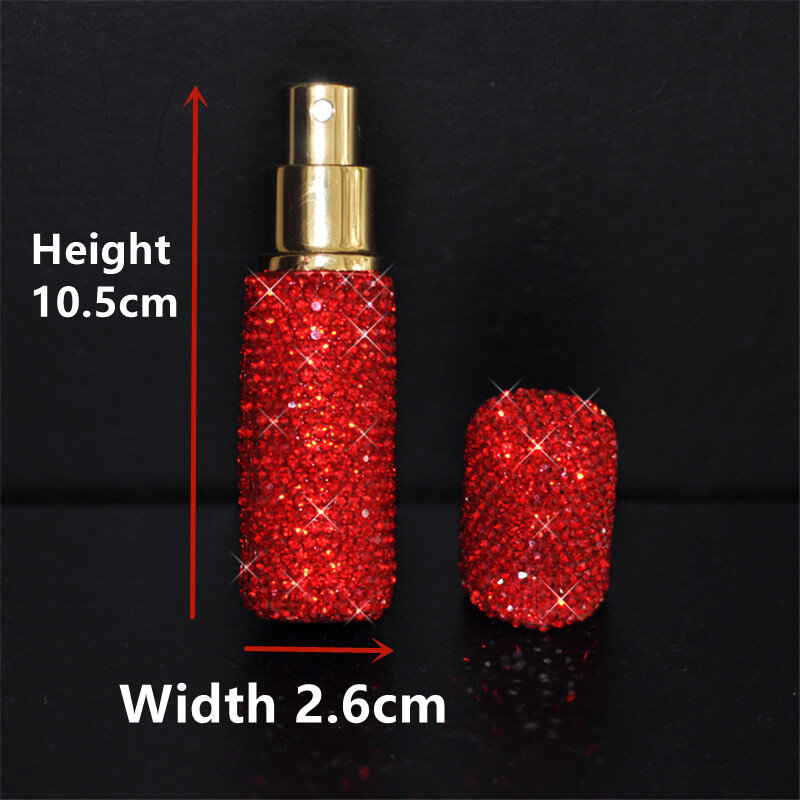 10ML Crystal Diamonds Perfume Atomizer Spray Bottle Refillable Handmade