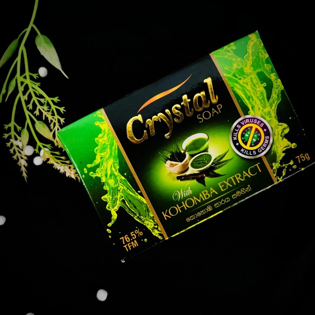Crystal Soap With Natural Kohomba Herbal Care Ayurvedic Skin Body Beauty Bar 75g