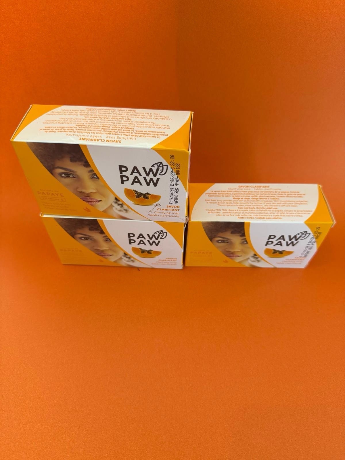 Paw Paw Clarifying Soap with Vitamin E & Papaya Extracts – 180g