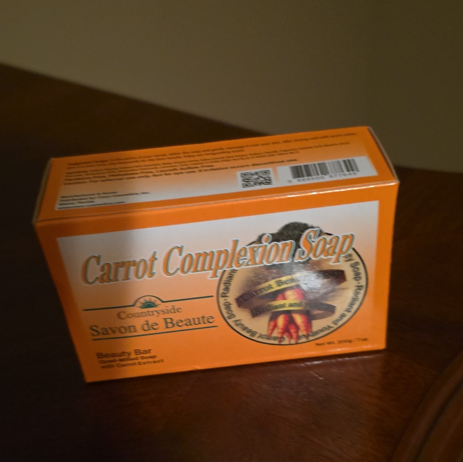 Countryside Carrot Complexion Beauty Bar 200g/7 oz Orange Face & Body