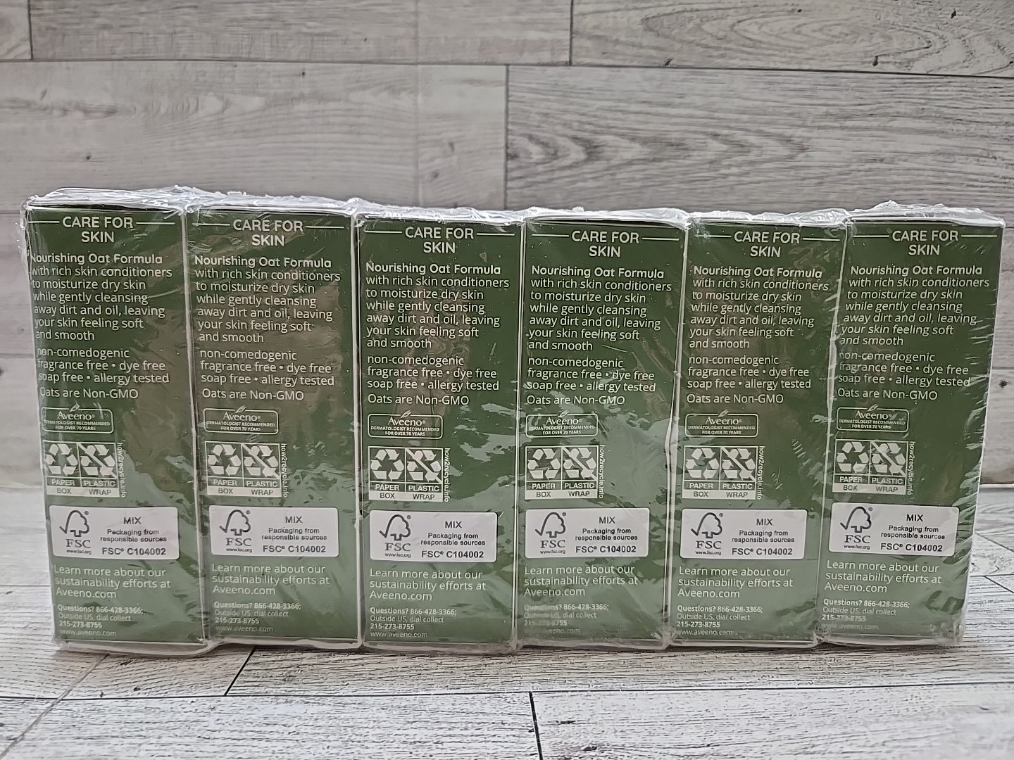 6 Pk Aveeno Moisturizing Bar for Dry Skin 3.5oz Sealed/New in Box