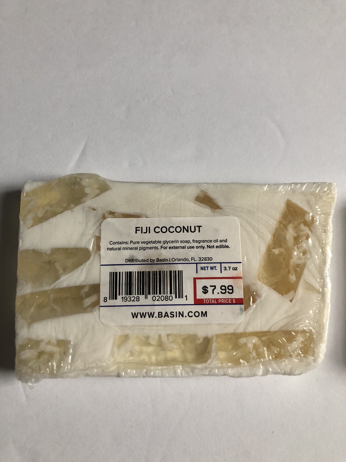2 basin bar soap Lily Of The Valley & Fiji coconut Seal