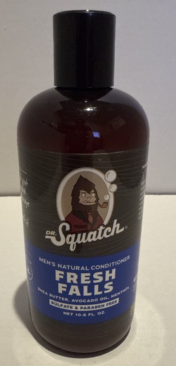 Dr. Squatch Fresh Falls Men’s Natural Shampoo 10.6 Oz Made in USA