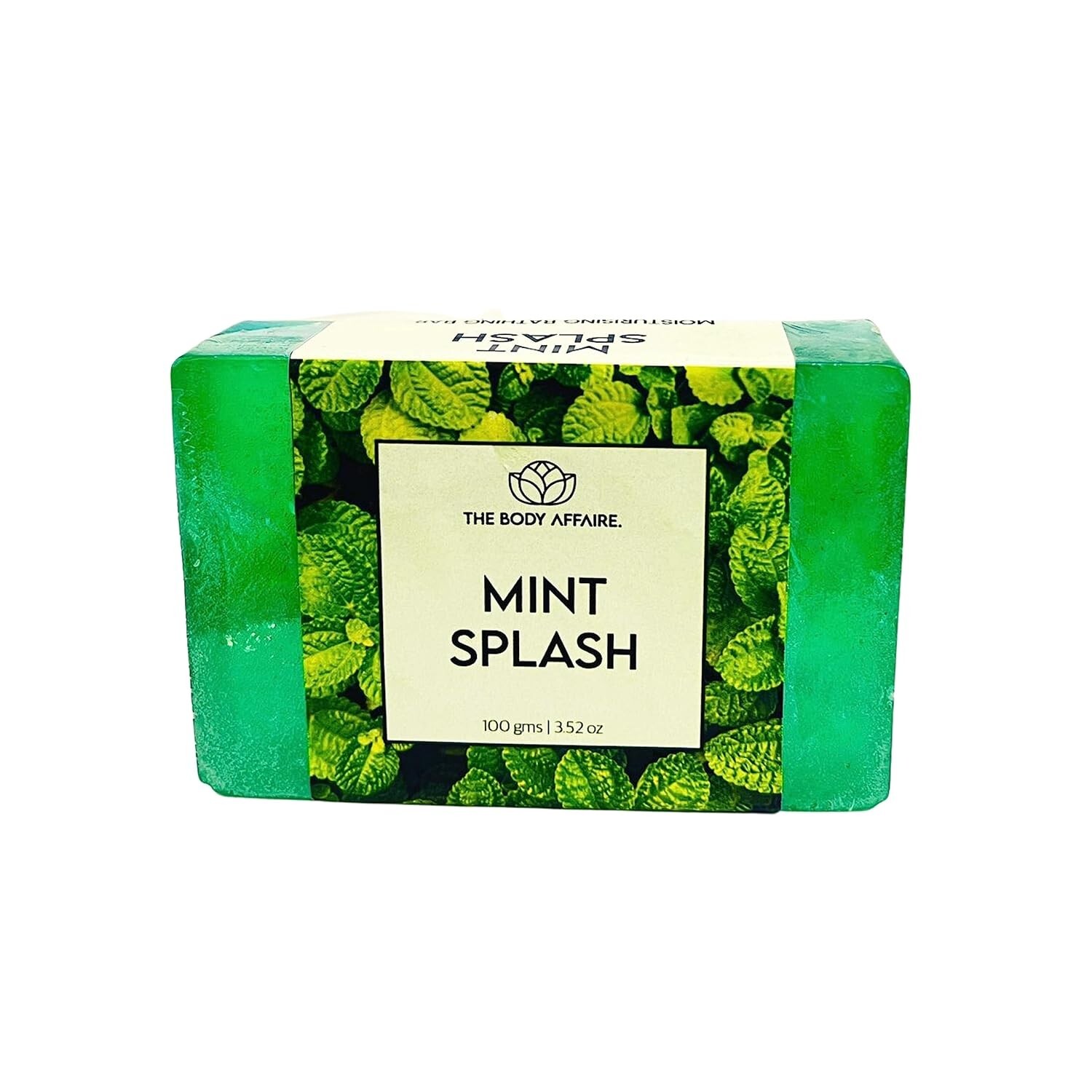 FORGANIK MINT SPLASH Handmade Soap by The Body Affaire 100gm For Men & Women
