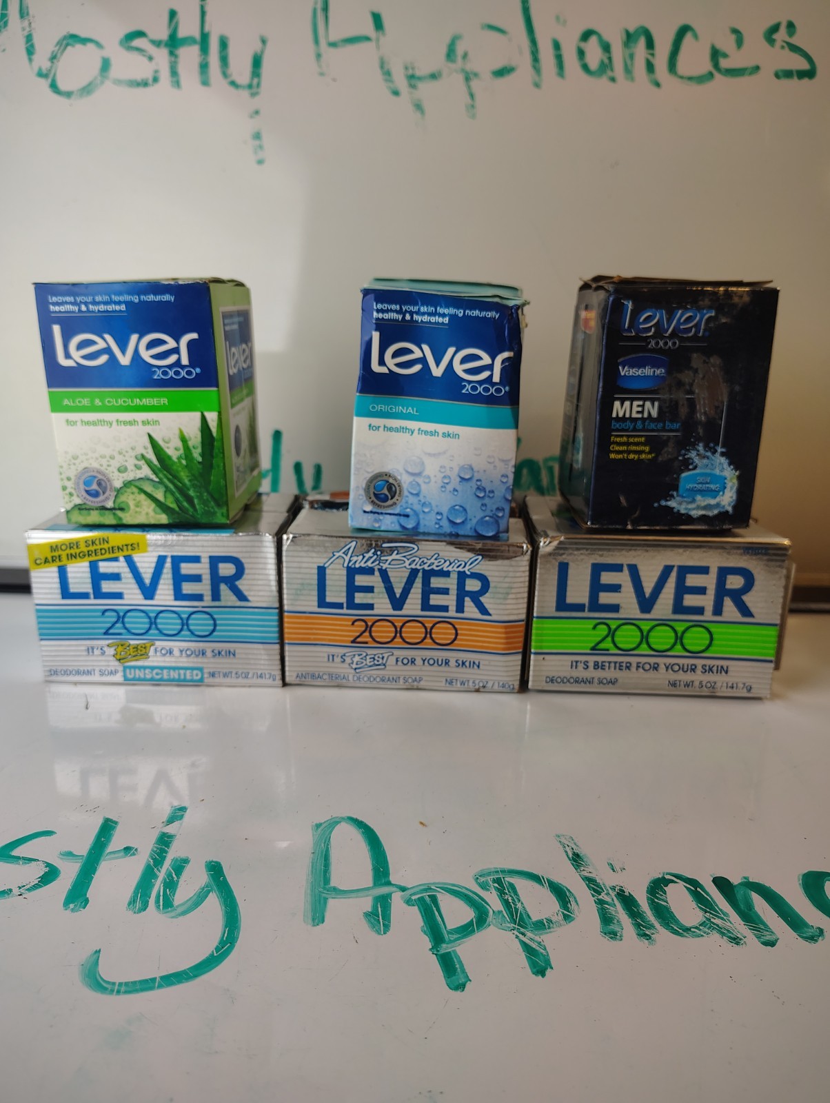 Discounted Lever 2000 Aloe Cucumber – Vaseline – Original- Unscented – Bar Soap