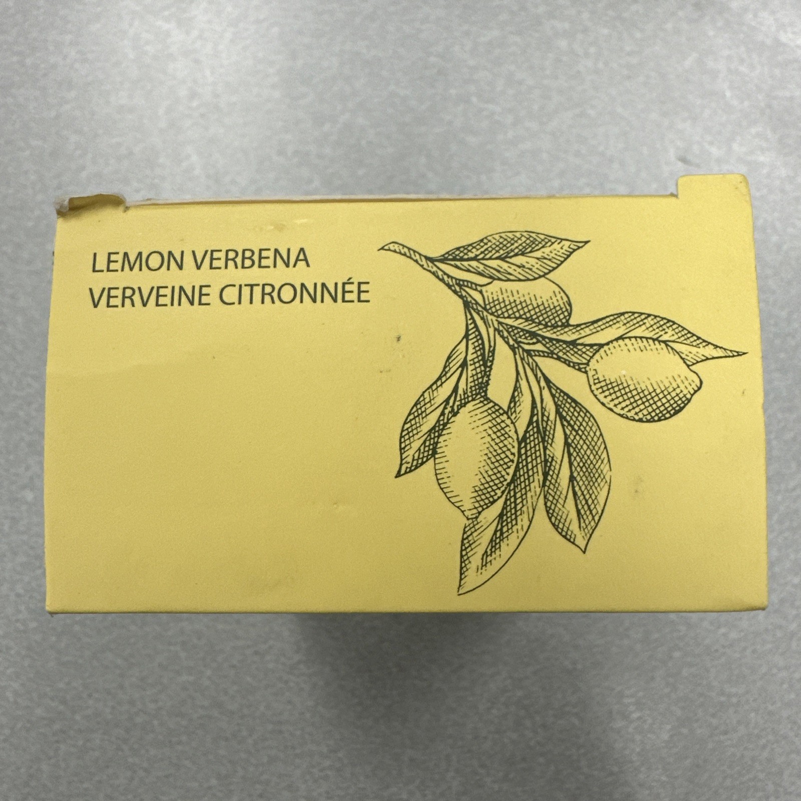 South of France French Triple Milled Oval Bar Soap Lemon Verbena 6 oz Natural