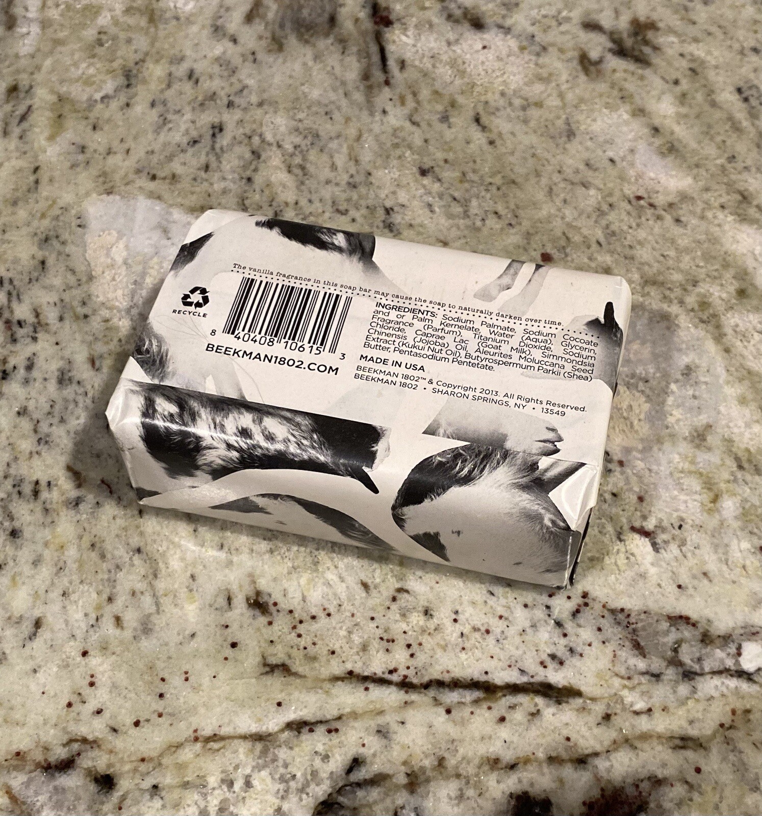 BEEKMAN 1802 Goat Milk Soap – Vanilla Absolute w/ Jojoba 9 Oz / 255 g