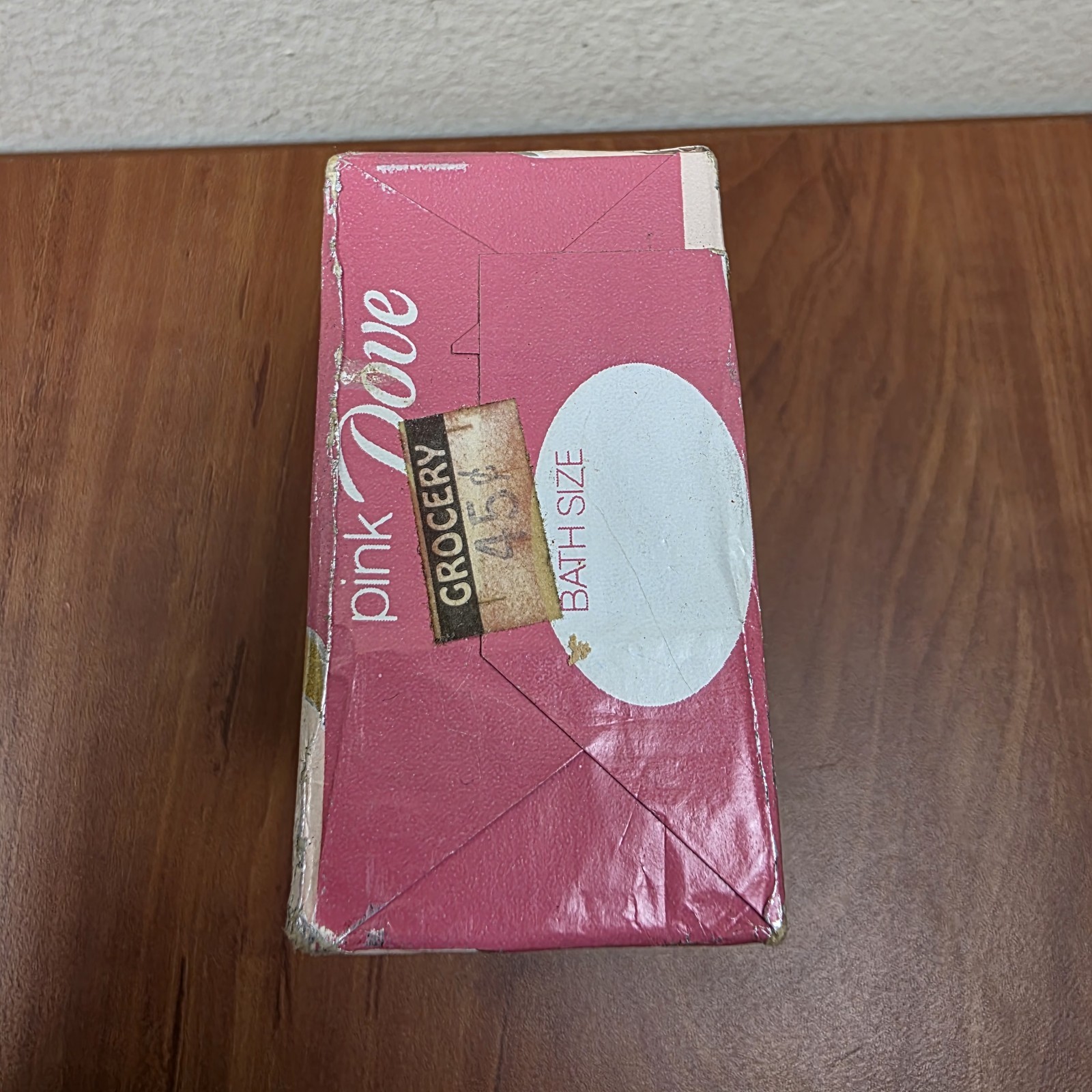 Lot of 3 Vintage Pink Dove Bath Size Soap Bars 1/4 Moisturizing Cream NOS