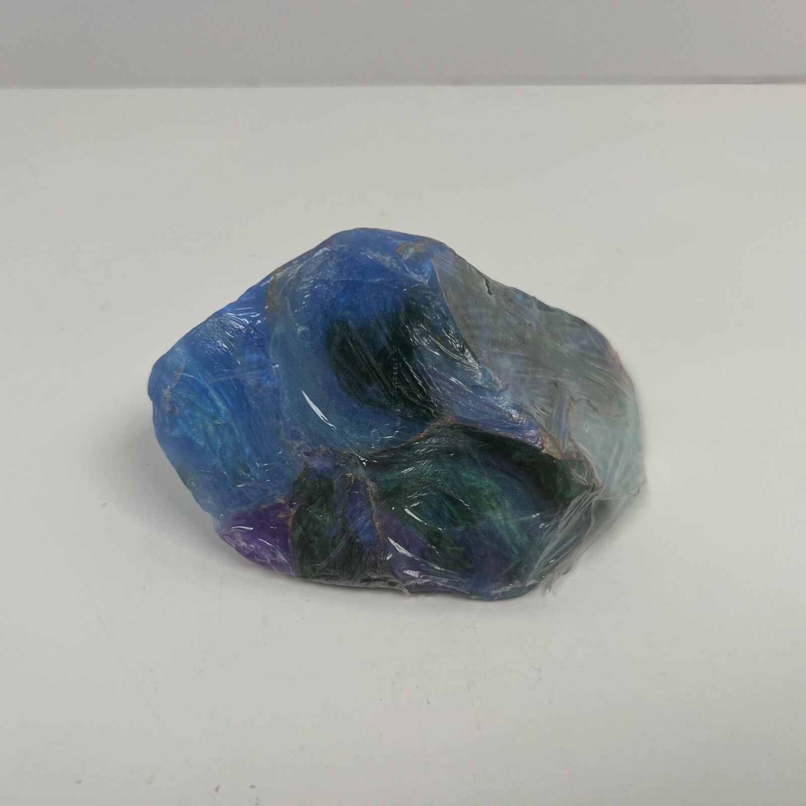 T.S. Pink SoapRocks White Opal Blue 6 oz