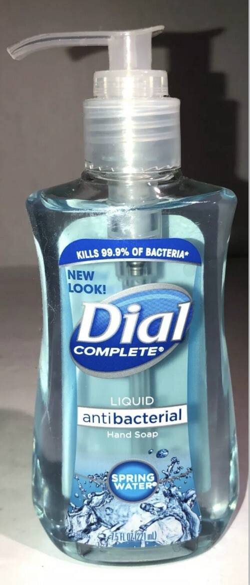Dial Complete Liquid Hand Soap Spring Water 1ea 7.5FL OZ Blt-RARE-New-Ship24HRS