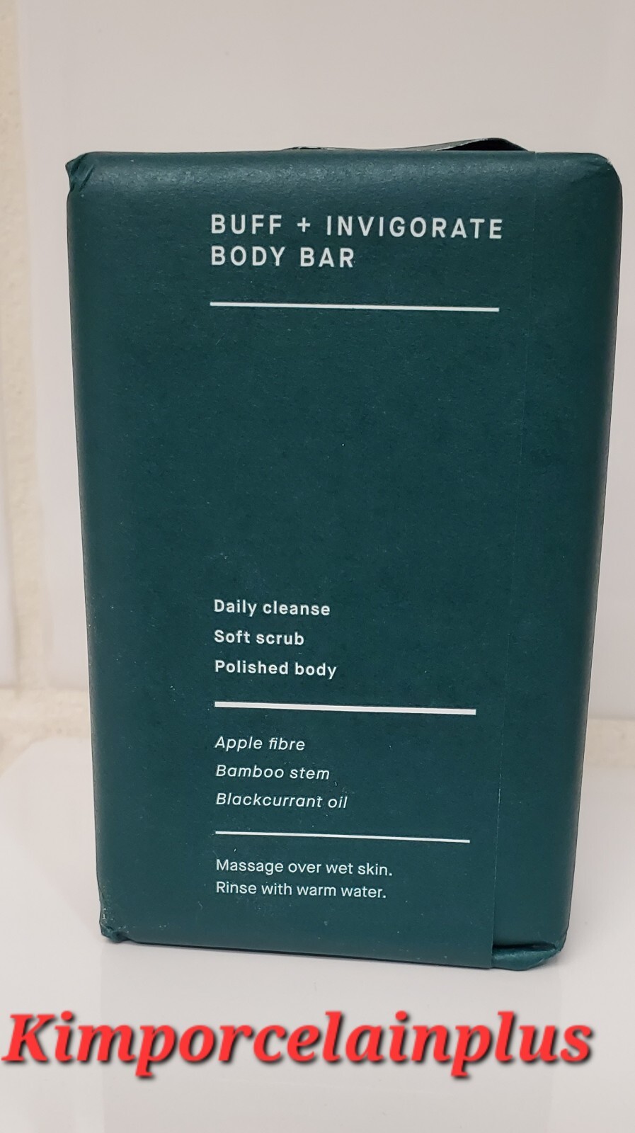 Crabtree & Evelyn Buff + Invigorate Body Bar 200g – 7 Oz Daily Cleanse Soap NEW