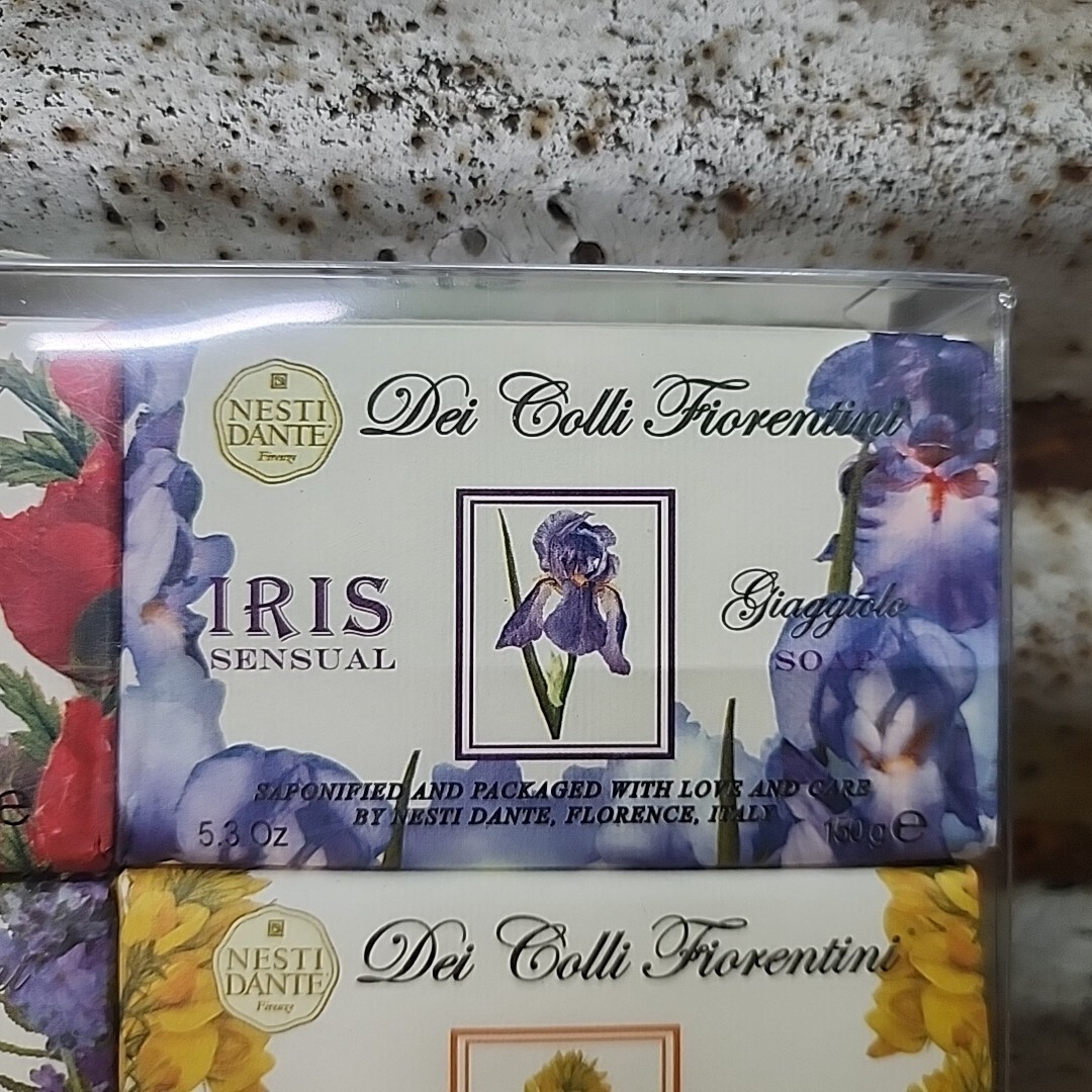 Nesti Dante Dei Colli Fiorentini Soap Collection Iris Poppy Cypress Violet Groom