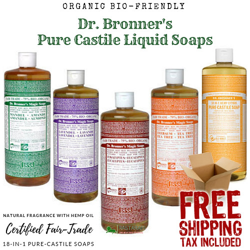 Dr Bronner’s Castile Soap 32 Oz | Pick Scents